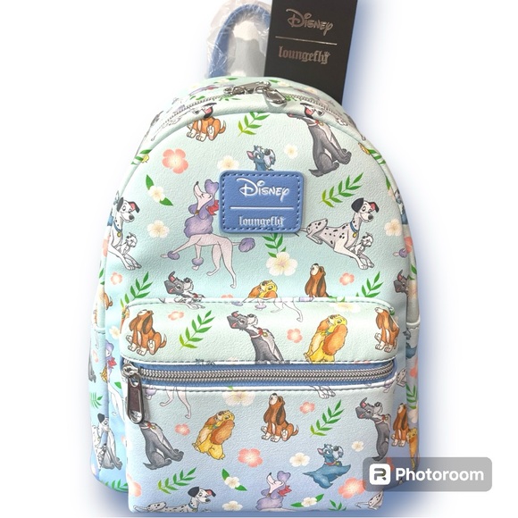 Loungefly Handbags - Loungefly Disney Dogs Floral Mini Backpack